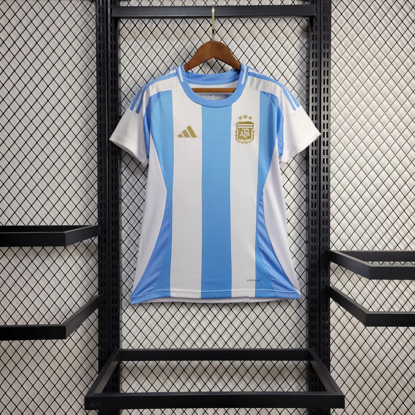 Camisa Argentina I 2024 Torcedor Feminina
