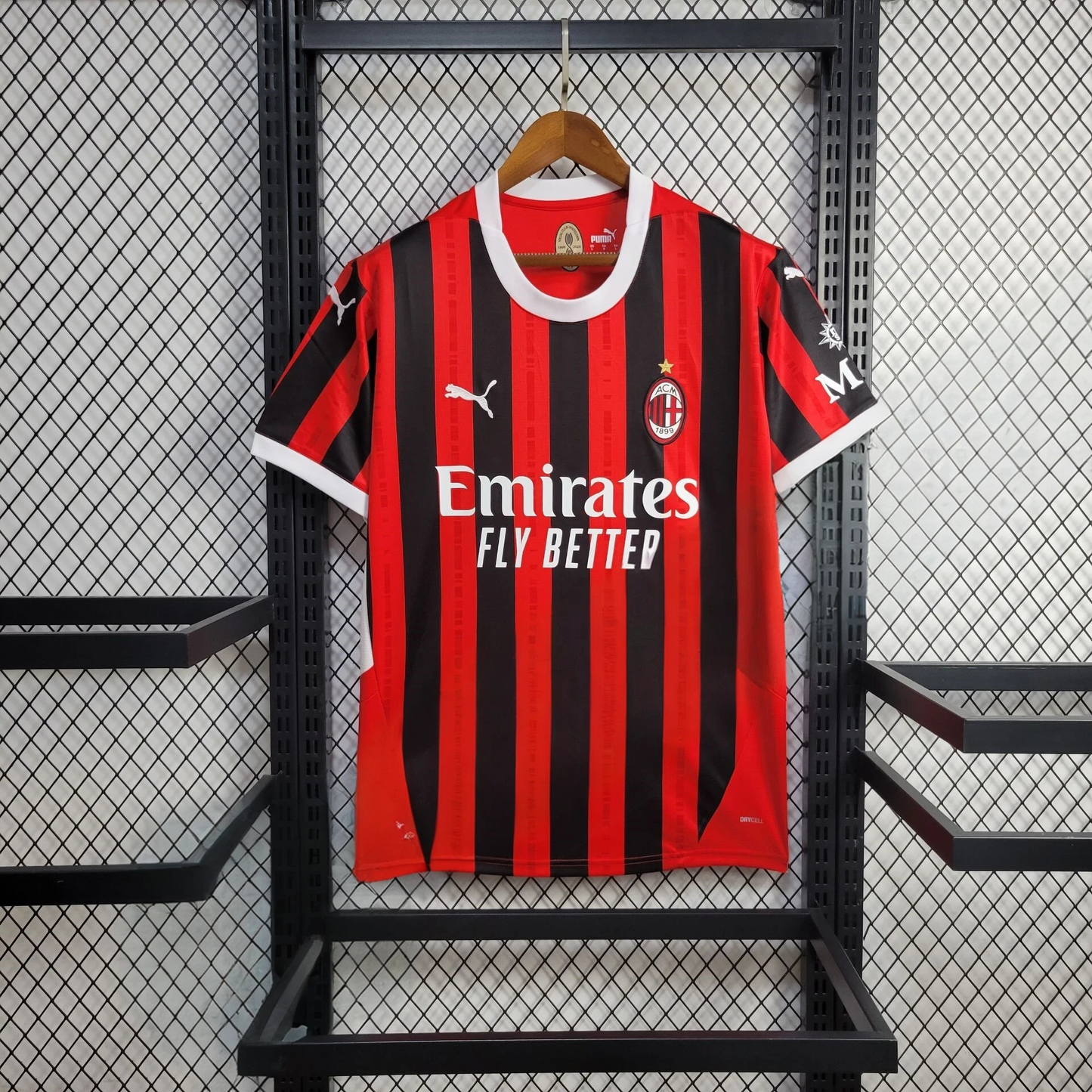 Camisa AC Milan I 24/25 Torcedor Masculina