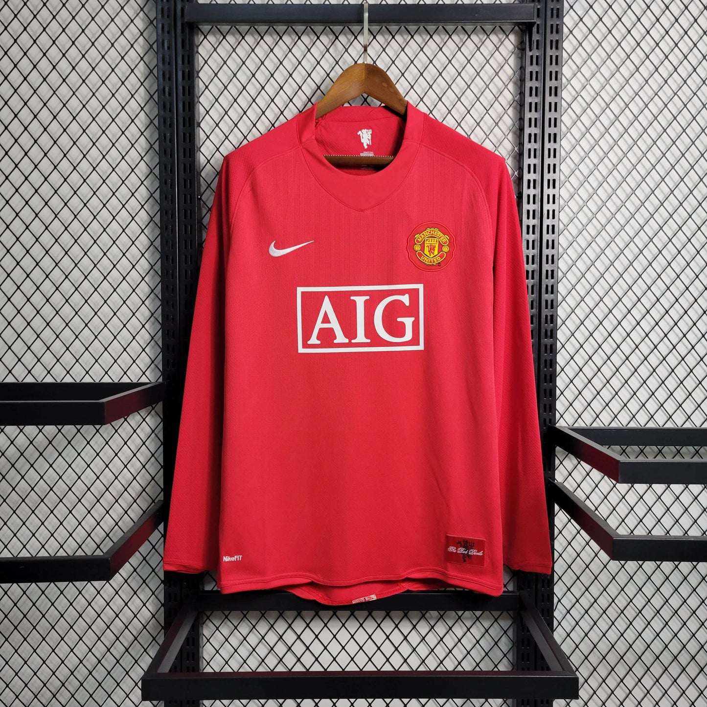 Camisa RETRO Manchester United Manga Comprida I 07/08