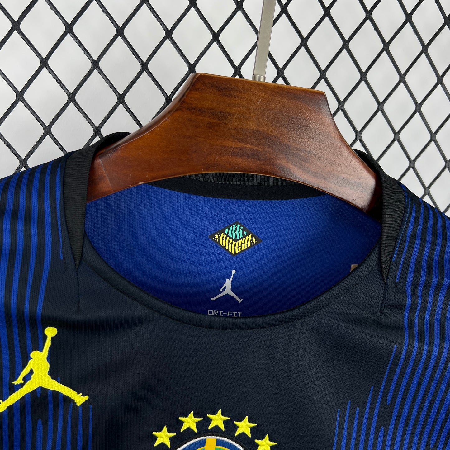 Camisa Azul Brasil Manga Comprida II 2026 Masculina