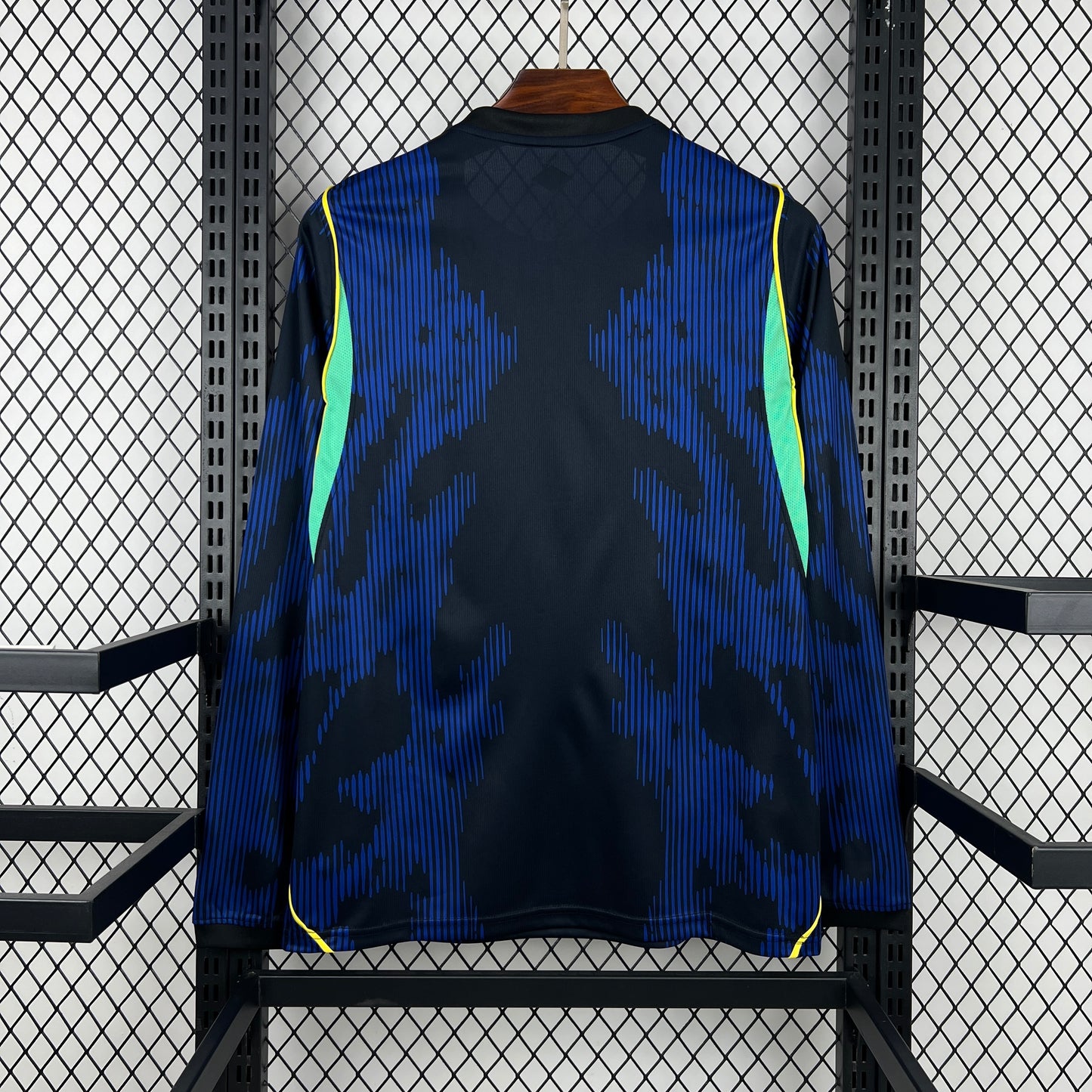 Camisa Azul Brasil Manga Comprida II 2026 Masculina