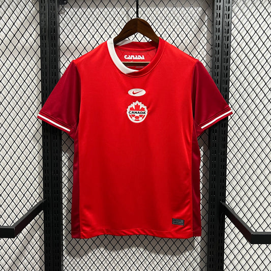 Camisa Canada I 2024 Torcedor Masculina