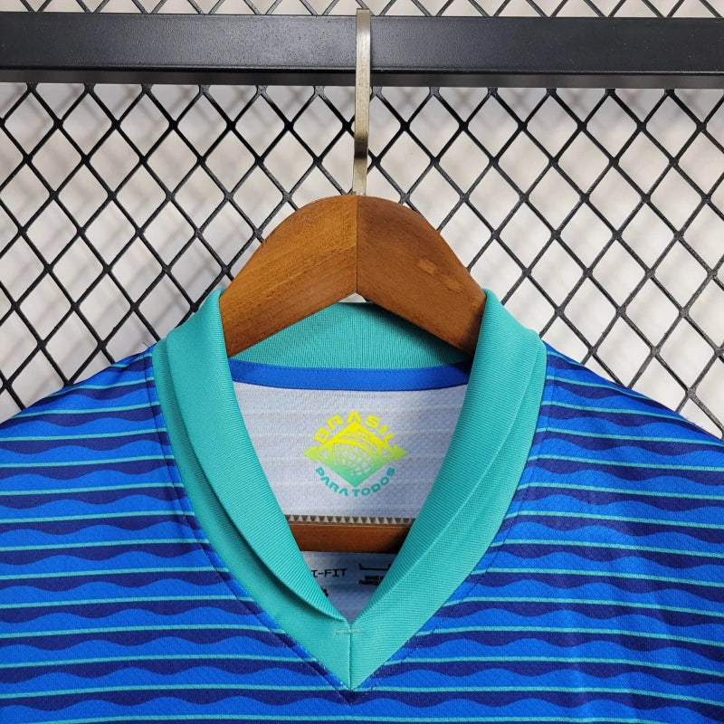 Camisa Azul Brasil I 24/25 Torcedor Masculina