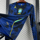 Camisa Azul Brasil Manga Comprida II 2026 Masculina