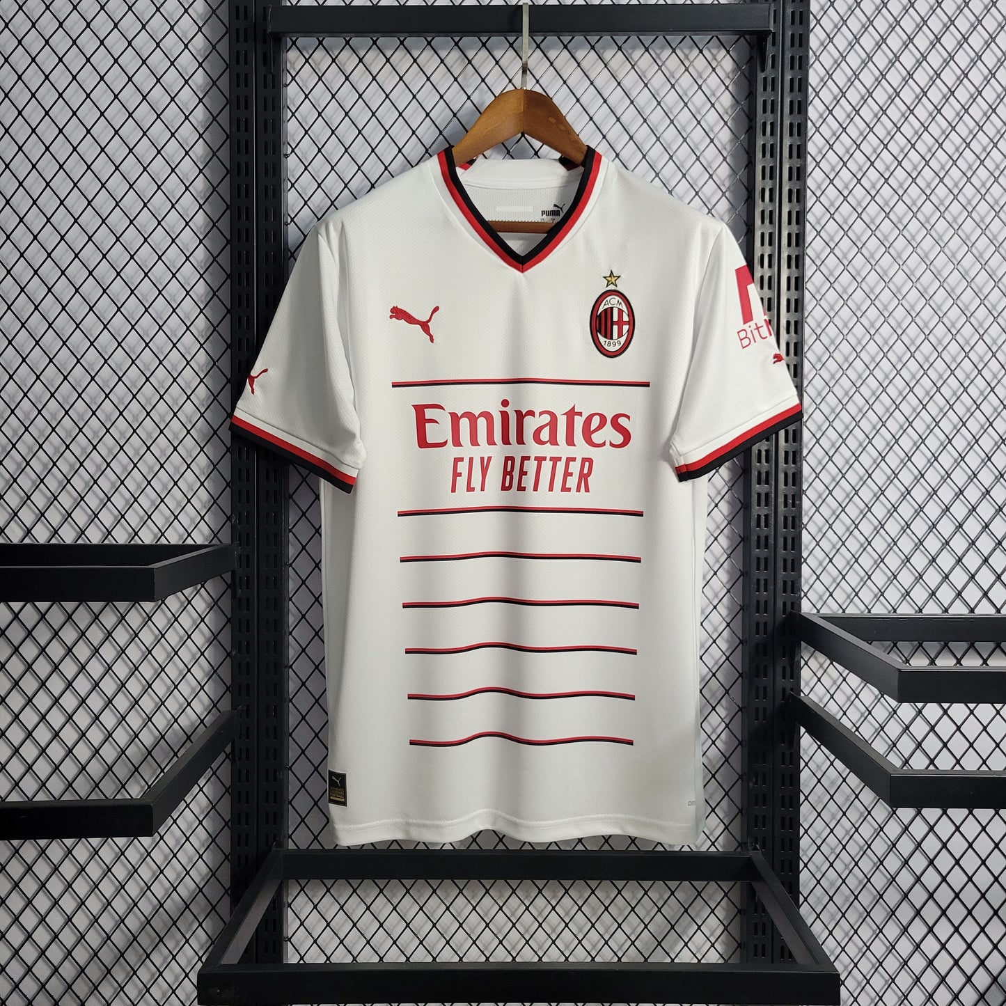 Camisa AC Milan I 22/23 Torcedor Masculina