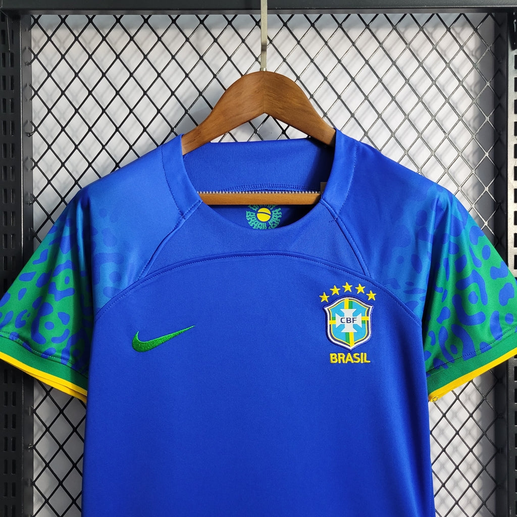 Camisa Azul Brasil I 22/23 Torcedor Feminina