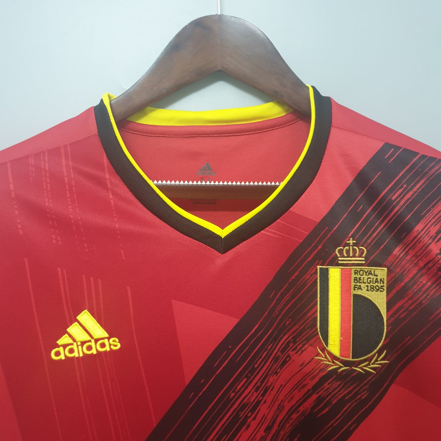 Camisa Bélgica I 2019 Torcedor Masculina