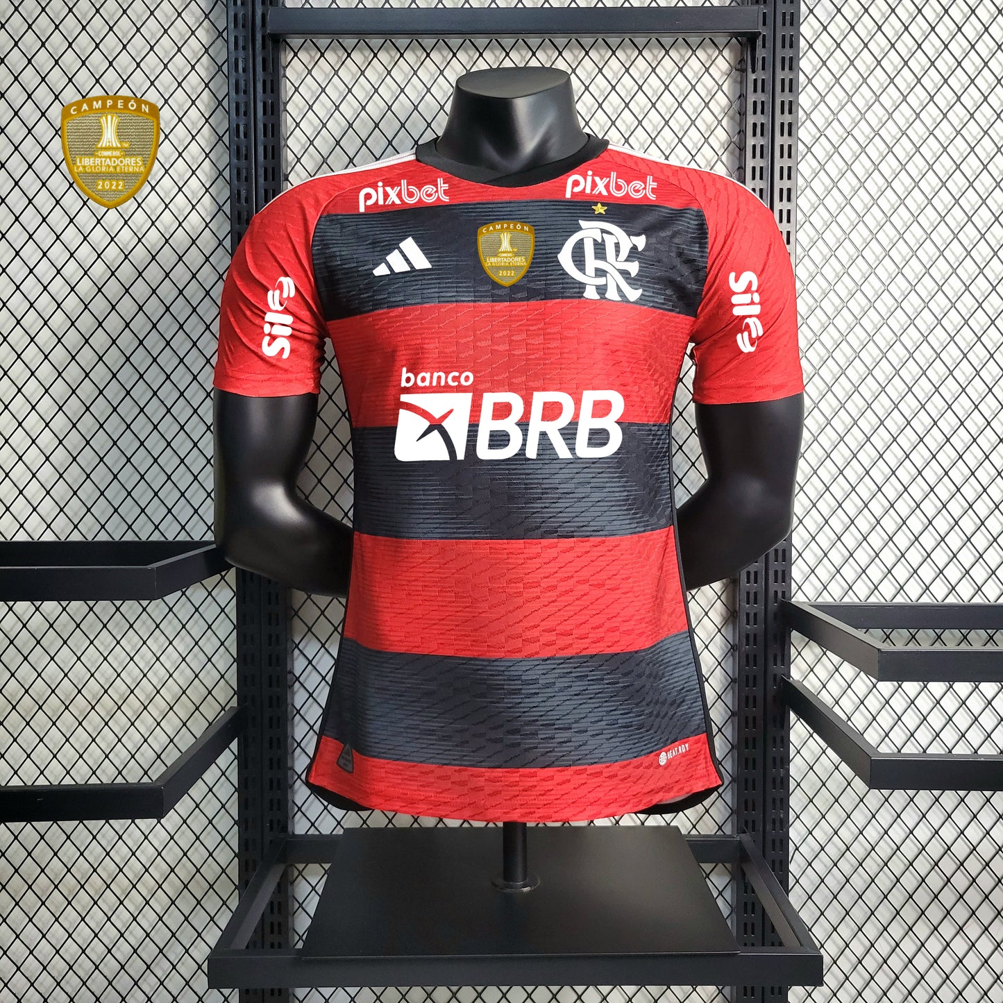 Camisa Flamengo II 23/24 Jogador Patrocinadores + Patchs