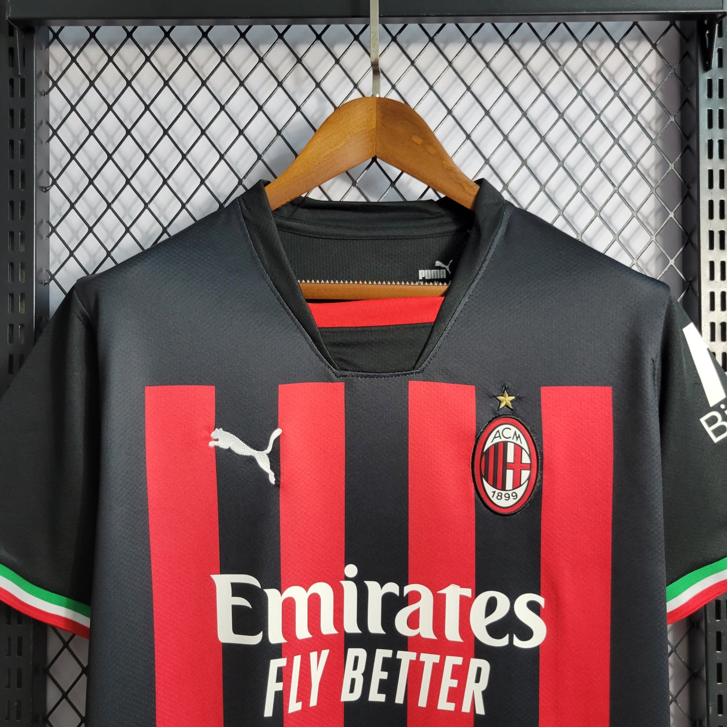 Camisa AC Milan I 22/23 Torcedor Masculina