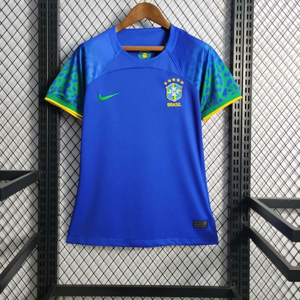 Camisa Azul Brasil I 22/23 Torcedor Feminina