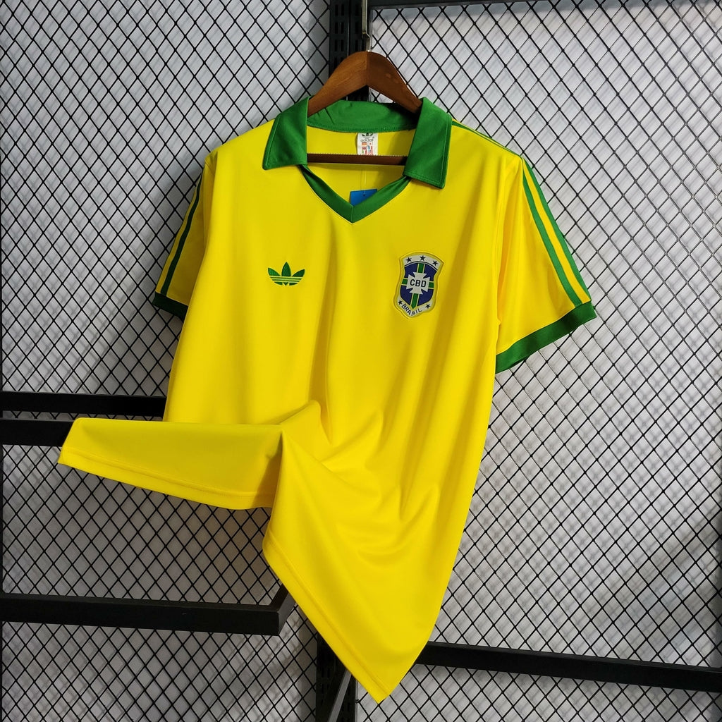 Camisa Retro Brasil 1979 Torcedor Masculina