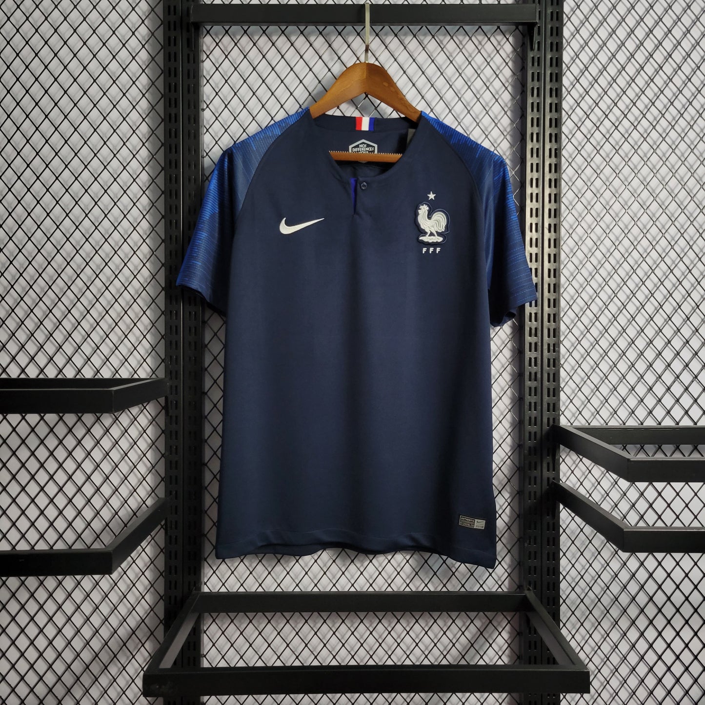 Camisa RETRO França I 2018 Torcedor Masculina