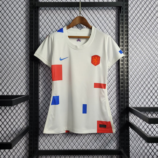 Camisa Holanda I 2022 Torcedor Feminina