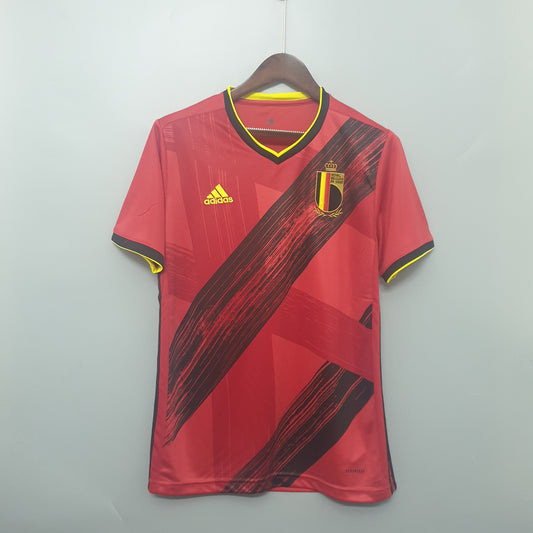 Camisa Bélgica I 2019 Torcedor Masculina