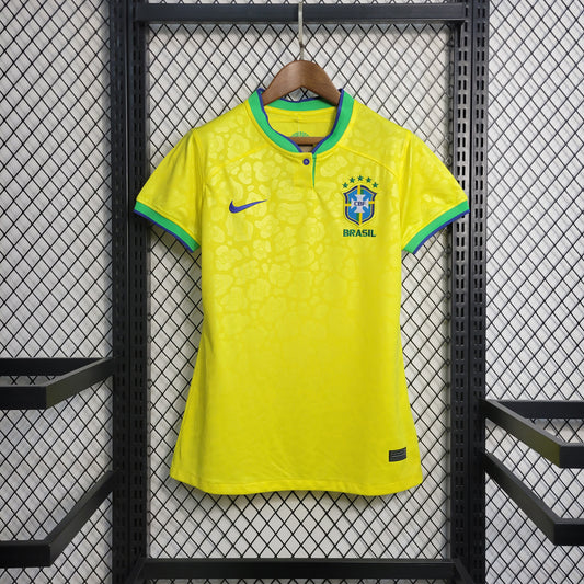 Camisa Amarela Brasil I 22/23 Torcedor Feminina