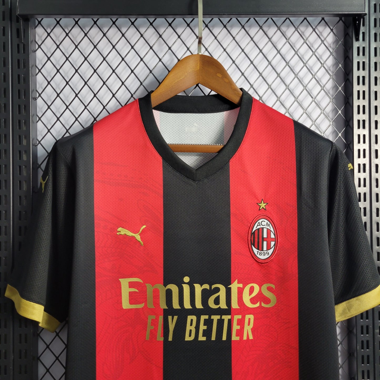 Camisa AC Milan I 22/23 Torcedor Masculina