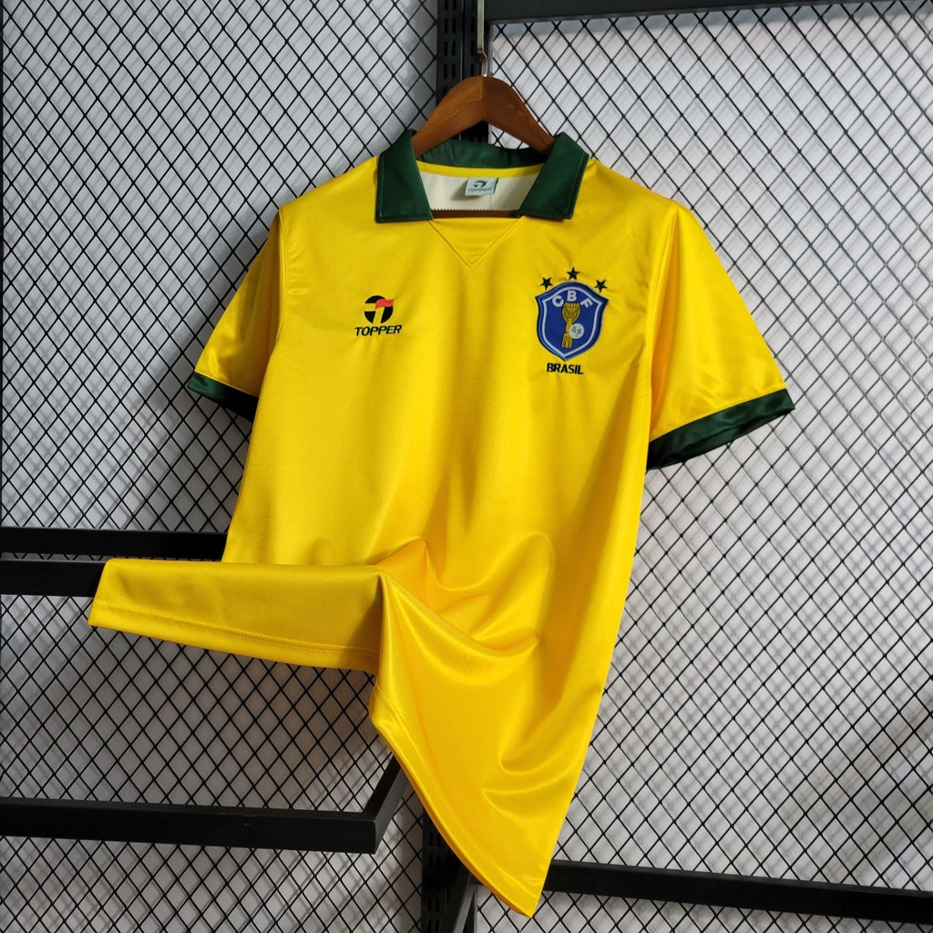 Camisa Retro Brasil 89/90 Torcedor Masculina