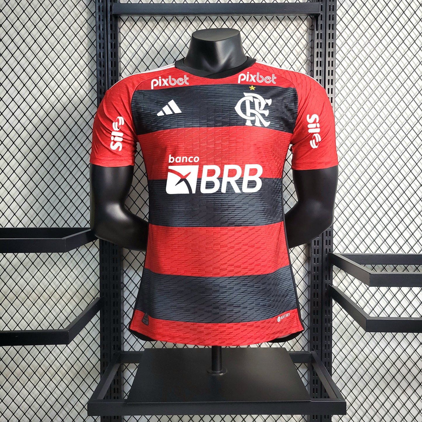 Camisa Flamengo II 23/24 Jogador Patrocinadores + Patchs